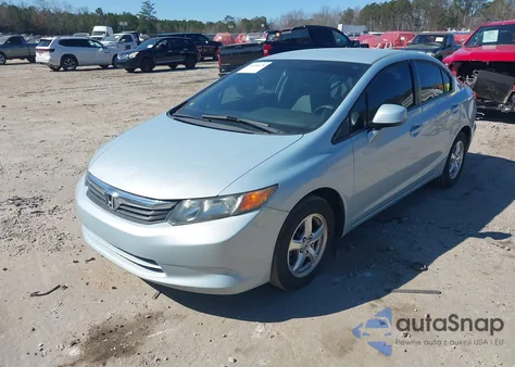 2012 Honda Civic Natural Gas from USA, damaged, VIN 19XFB5F52CE001716